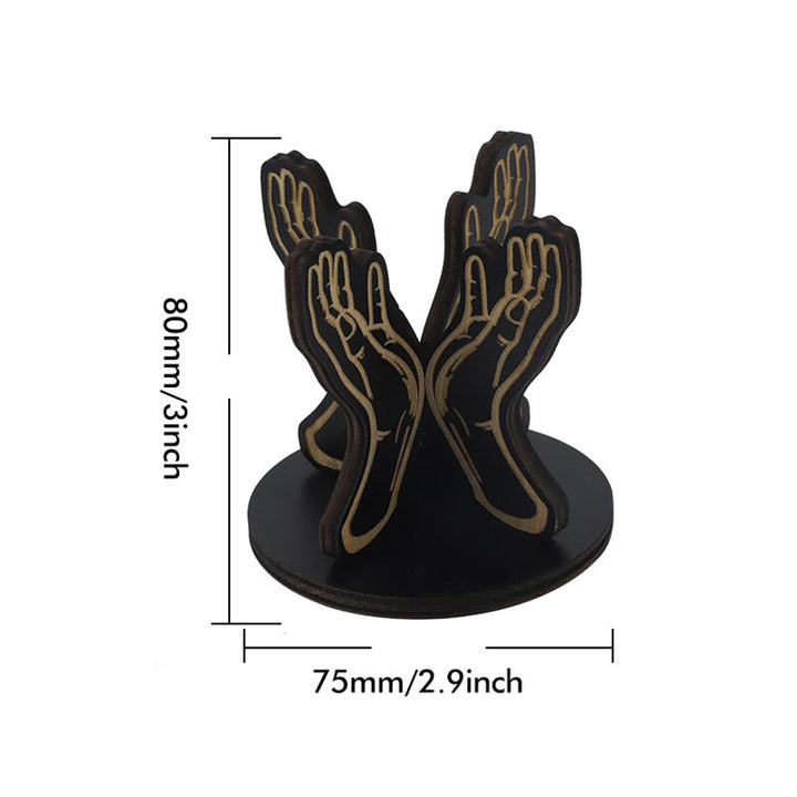 Olivenorma Wooden Gemstone Stand Divination Crystal Ball Holder - image 9