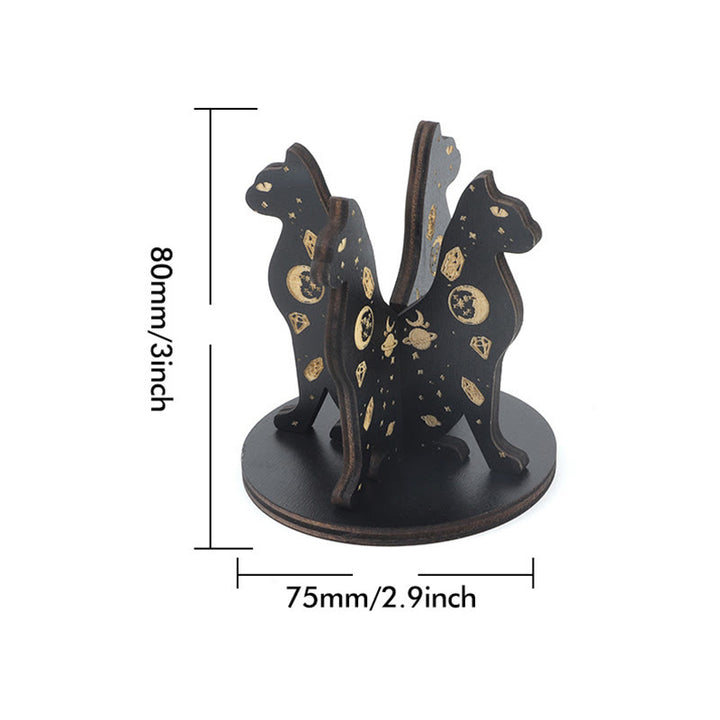Olivenorma Wooden Gemstone Stand Divination Crystal Ball Holder - image 3