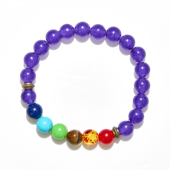Olivenorma Chakra Amethyst Bracelet - image 1