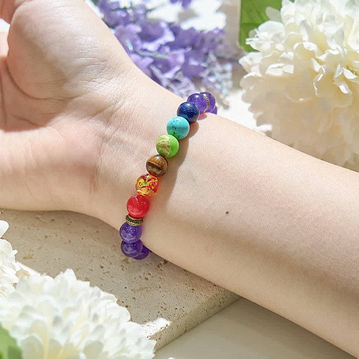 Olivenorma Chakra Amethyst Bracelet - image 3