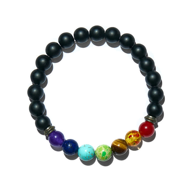 Olivenorma Chakra Black Onyx Bracelet - image 1