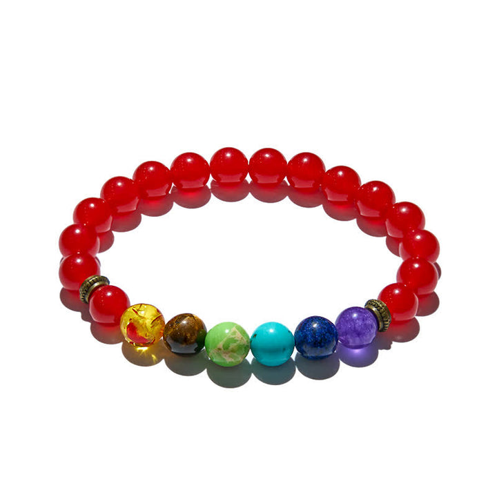 Olivenorma Chakra Bracelet - Chakra & Red Agate - image 6