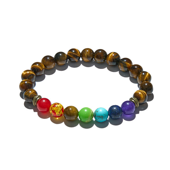Olivenorma Chakra Bracelet - Chakra & Tiger Eye - image 26