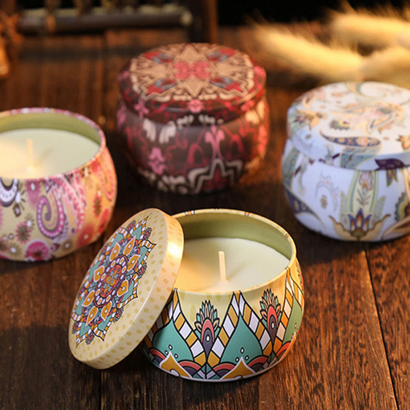 Olivenorma Natural Dried Flower Soy Candle Crystal Aromatherapy - image 20