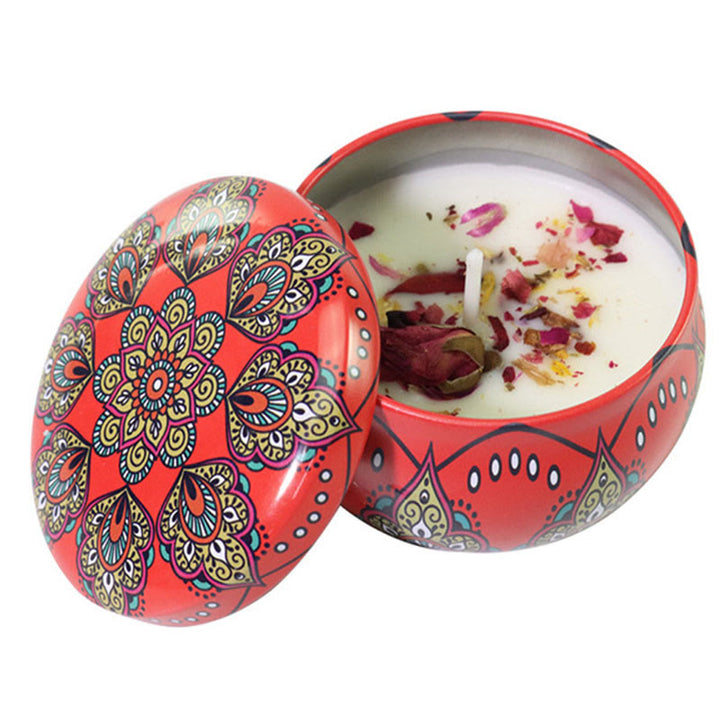 Olivenorma Natural Dried Flower Soy Candle Crystal Aromatherapy - The Road to Hades - 80g - image 9