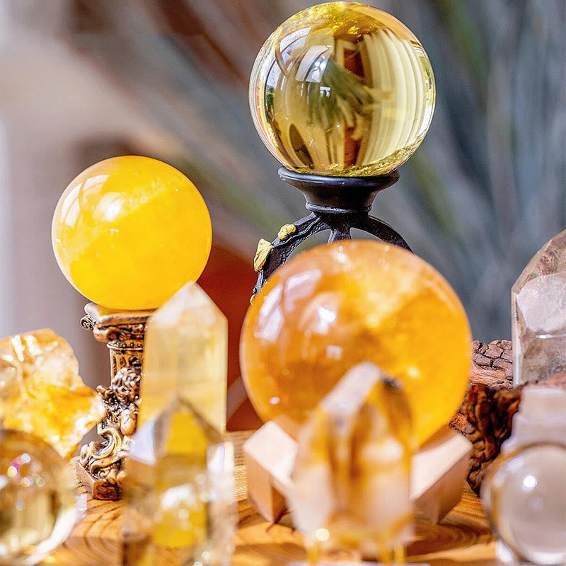 Olivenorma Customized Solar Plexus Citrine Energy Crystal Array - image 1