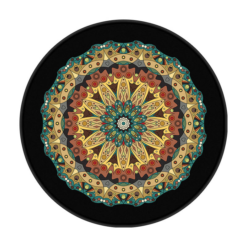 Olivenorma Boho Round Area Rug Mandala Carpet - image 1