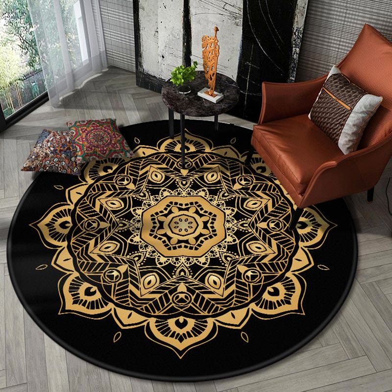 Olivenorma Boho Round Area Rug Mandala Carpet - 200*200cm - Style #H - image 8