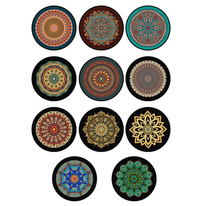 Olivenorma Boho Round Area Rug Mandala Carpet - image 13