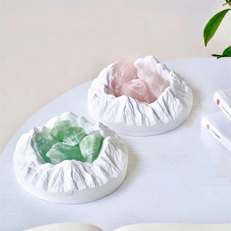 Olivenorma Mountain Shaped Healing Crystal Aromatherapy Candle - image 6