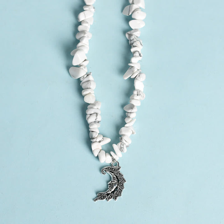 Olivenorma Natural Gravel Beads Sun Moon Pearl Pendant Necklace - image 51