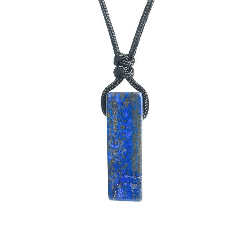 Olivenorma Natural Crystal Column Pendant With Braided Knot For Spiritual Balance And Personal Growth Necklace - image 11