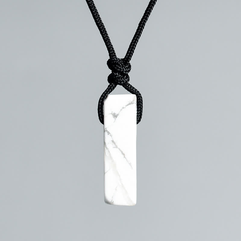 Olivenorma Natural Crystal Column Pendant With Braided Knot For Spiritual Balance And Personal Growth Necklace - image 22