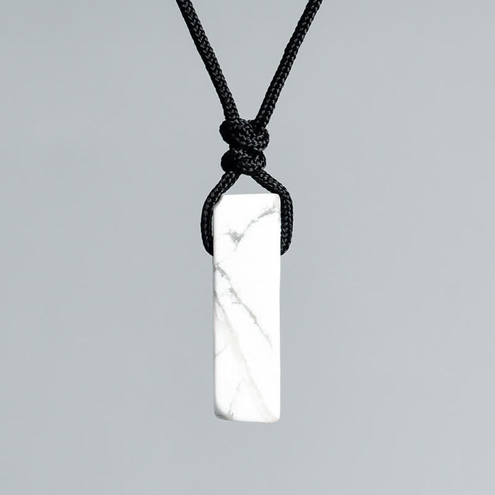 Olivenorma Natural Crystal Column Pendant With Braided Knot For Spiritual Balance And Personal Growth Necklace - image 22