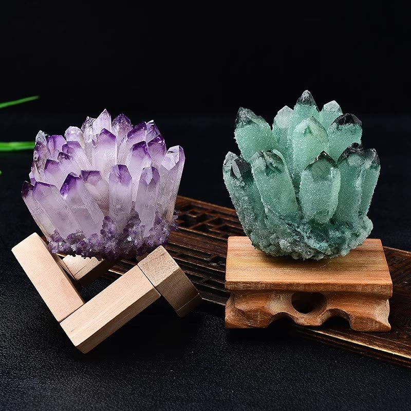 Olivenorma Natural Gemstone Decoration Healing Crystal Cluster - image 15