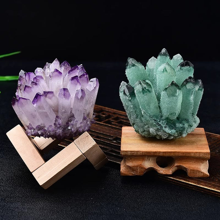 Olivenorma Natural Gemstone Decoration Healing Crystal Cluster - image 15