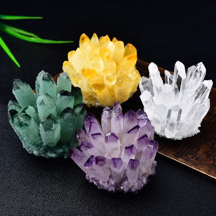 Olivenorma Natural Gemstone Decoration Healing Crystal Cluster - image 19