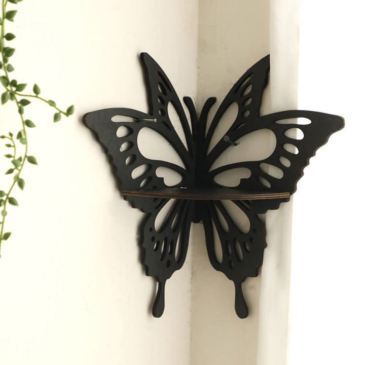 Olivenorma Wooden Butterfly Hanging Crystal Holder Crystal Shelf - image 1