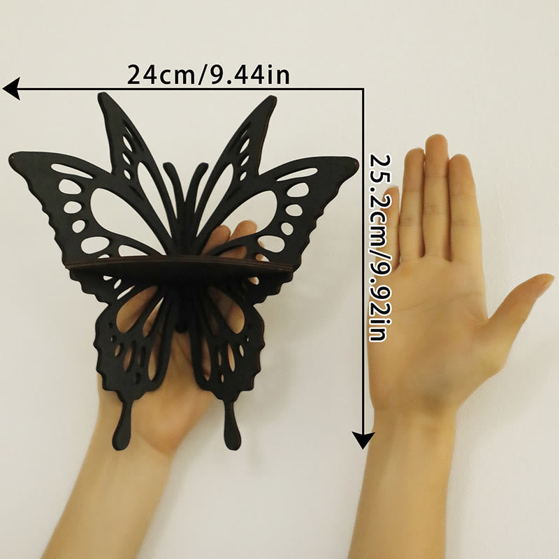 Olivenorma Wooden Butterfly Hanging Crystal Holder Crystal Shelf - image 6