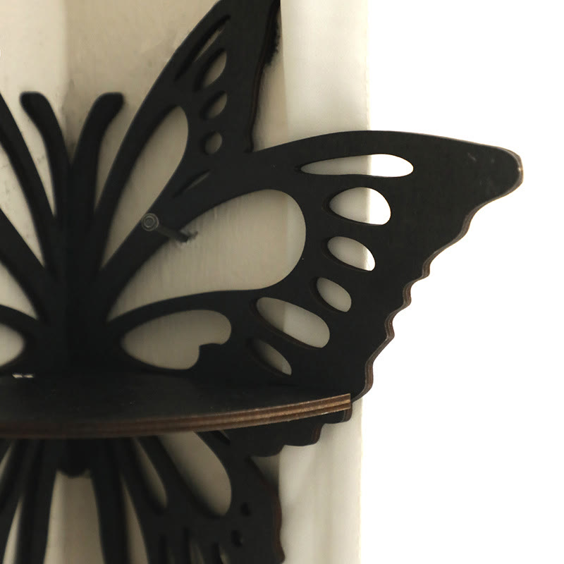 Olivenorma Wooden Butterfly Hanging Crystal Holder Crystal Shelf - image 4