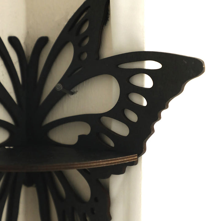 Olivenorma Wooden Butterfly Hanging Crystal Holder Crystal Shelf - image 4