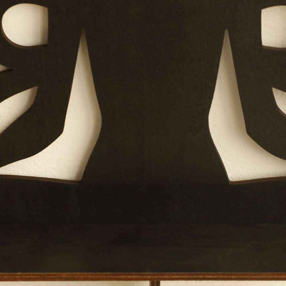 Olivenorma Meditation Lotus Flower Buddha Wooden Crystal Shelf - image 6