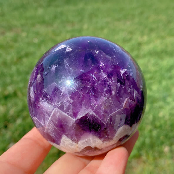 Olivenorma Natural Amethyst Crystal Sphere - 7cm - image 0