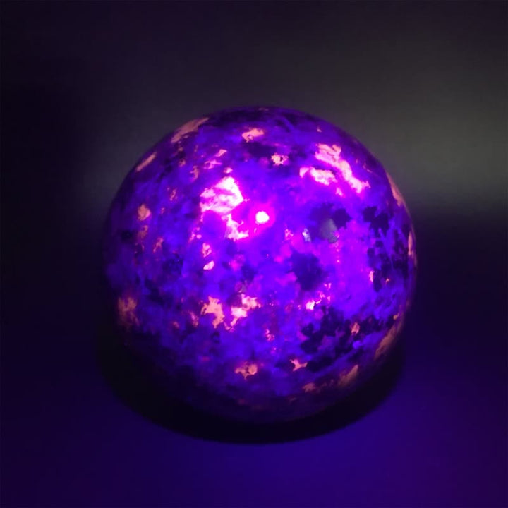 Olivenorma Set of 5 Natural Yooperlite Crystal Sphere - image 1