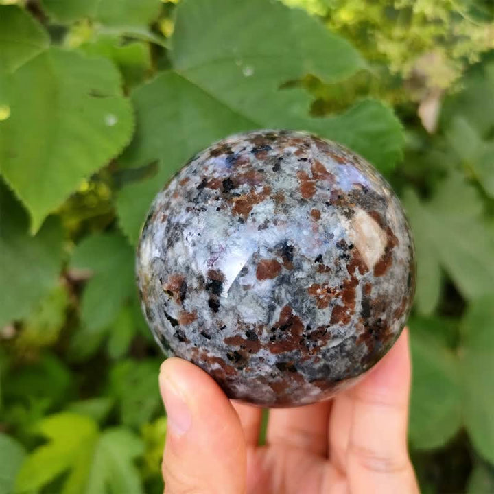 Olivenorma Set of 5 Natural Yooperlite Crystal Sphere - image 8