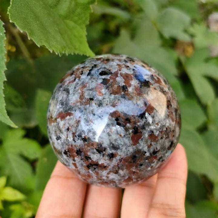 Olivenorma Set of 5 Natural Yooperlite Crystal Sphere - image 9