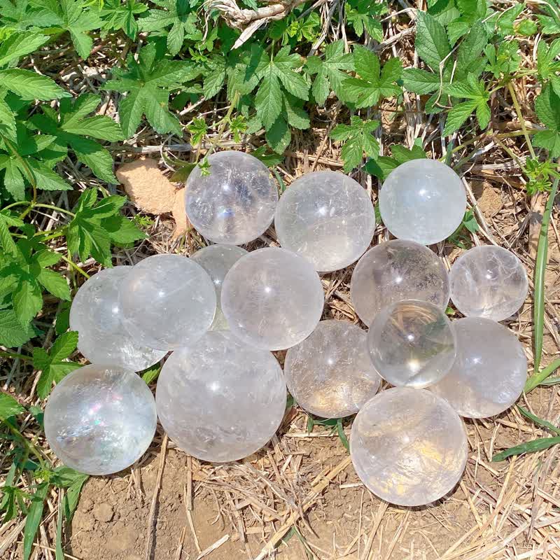 Olivenorma Natural Clear Quartz Crystal Sphere - image 9