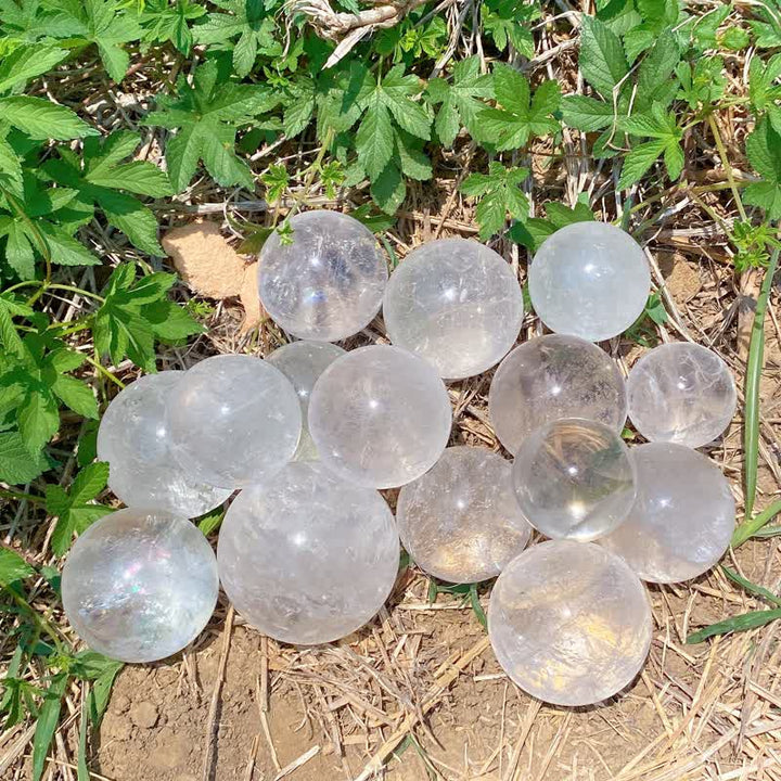 Olivenorma Natural Clear Quartz Crystal Sphere - image 9