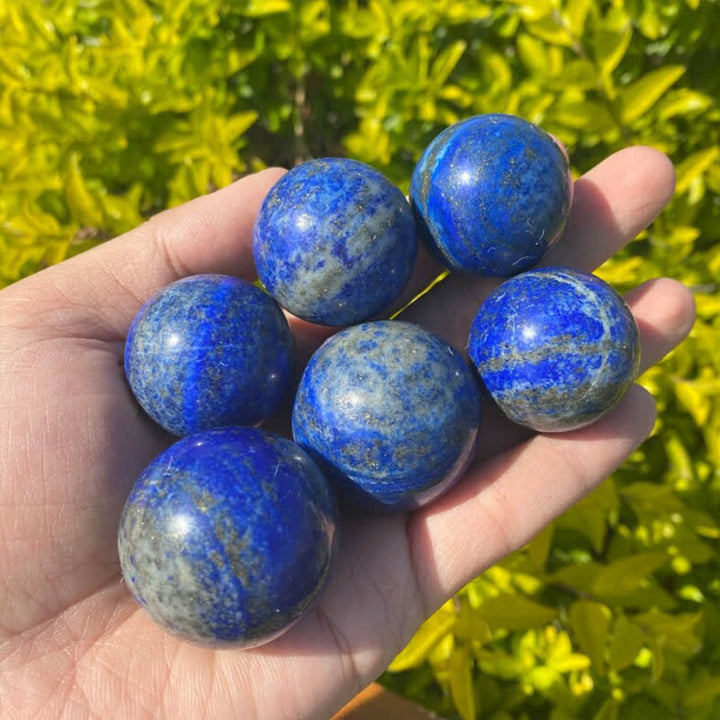 Olivenorma Natural Lapis Lazuli Crystal Sphere - image 2