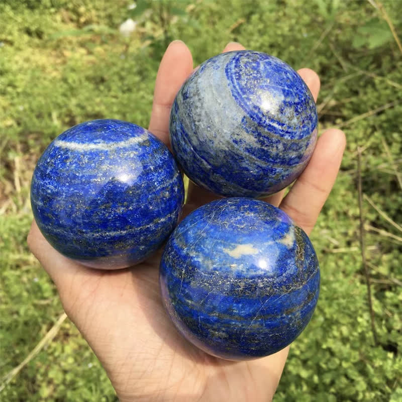 Olivenorma Natural Lapis Lazuli Crystal Sphere - image 1
