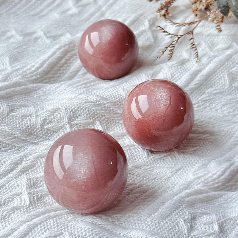Olivenorma Natural Pink Moonstone Crystal Sphere - image 2