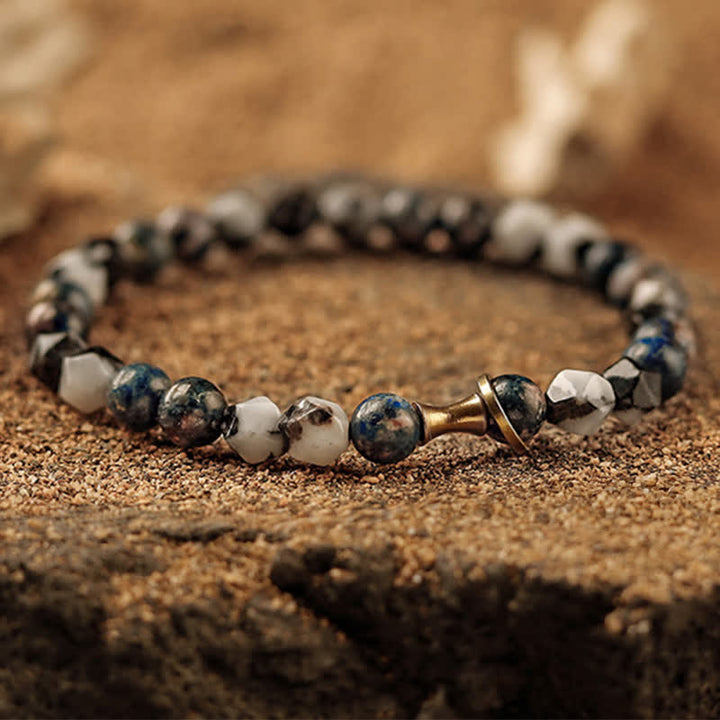 Olivenorma 6mm Natural Stone Men's Beaded Bracelet - image 11