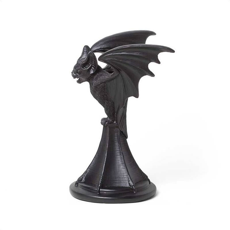 Olivenorma Resin Gothic Cat Shaped Candlestick Holder - image 2