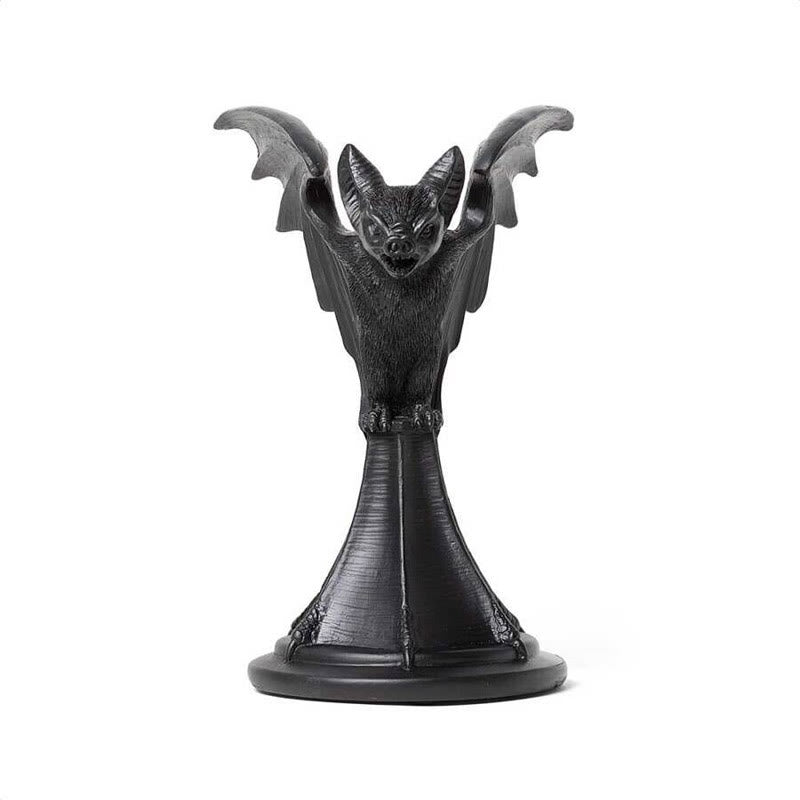 Olivenorma Resin Gothic Cat Shaped Candlestick Holder - image 3