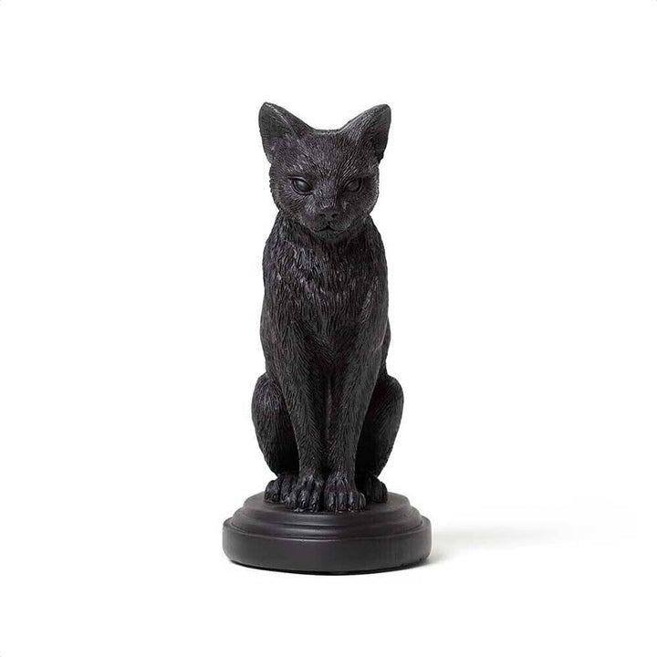 Olivenorma Gothic Cat Wolf Figurine Candle Stick Holder - image 1
