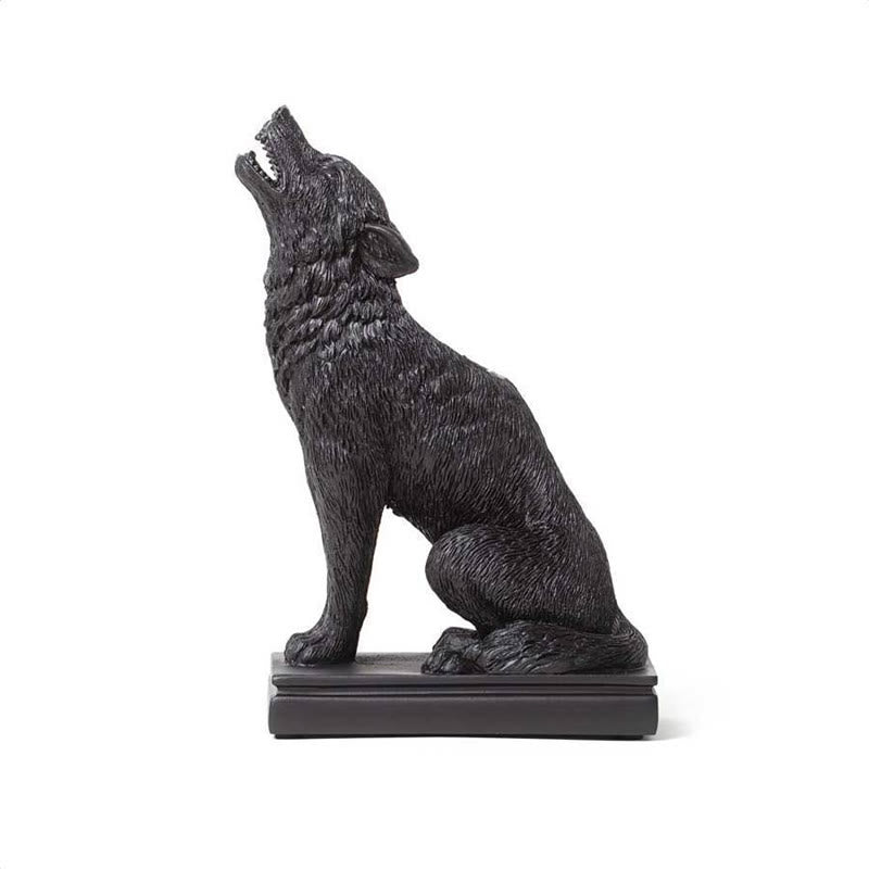 Olivenorma Gothic Cat Wolf Figurine Candle Stick Holder - image 7