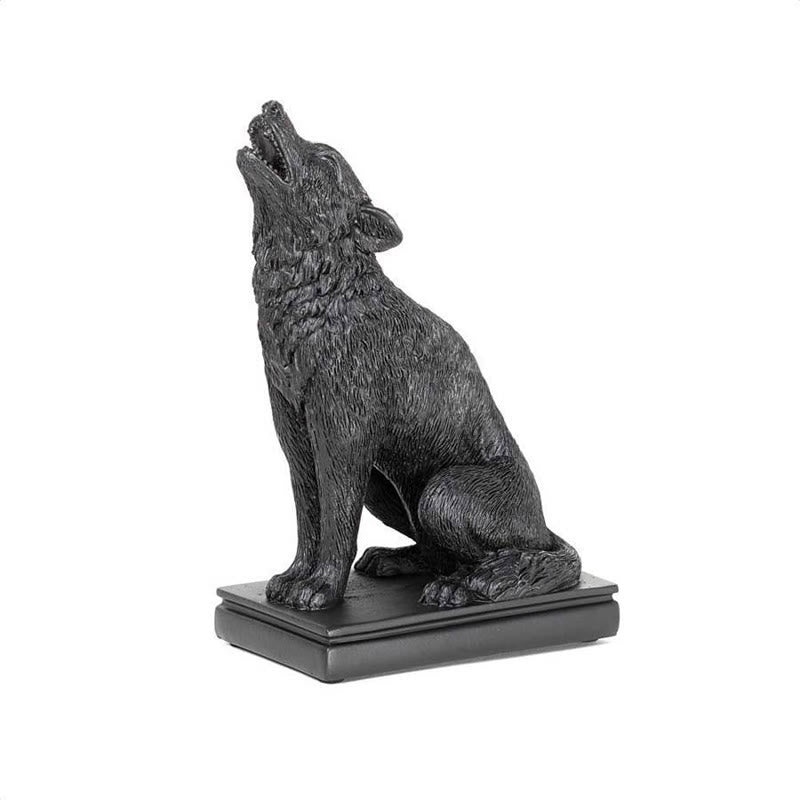 Olivenorma Gothic Cat Wolf Figurine Candle Stick Holder - image 6