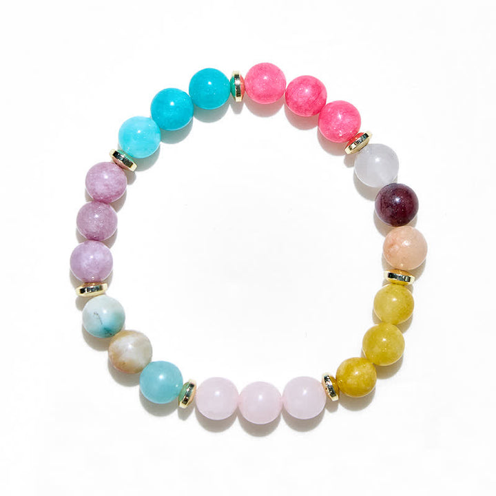Olivenorma Natural 7 Color Crystal Beads Women Bracelet - image 3