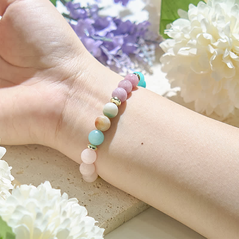 Olivenorma Natural 7 Color Crystal Beads Women Bracelet - image 1