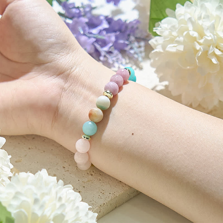 Olivenorma Natural 7 Color Crystal Beads Women Bracelet - image 1