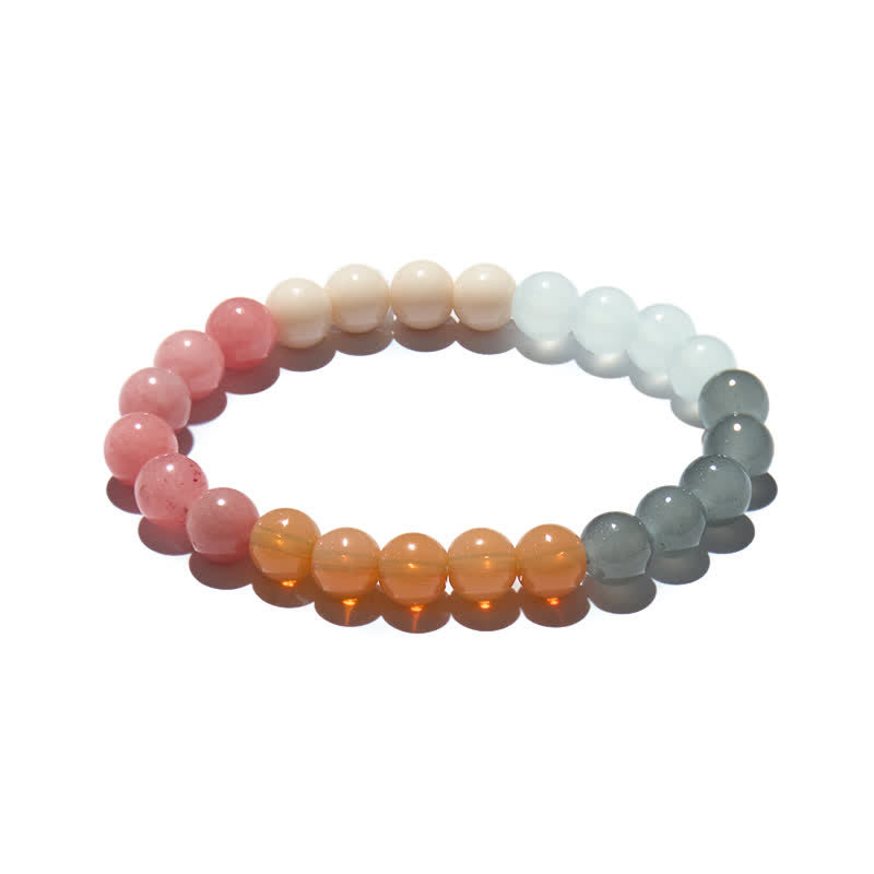 Olivenorma 4 Types of Natural Crystal Beads Bracelet - image 2