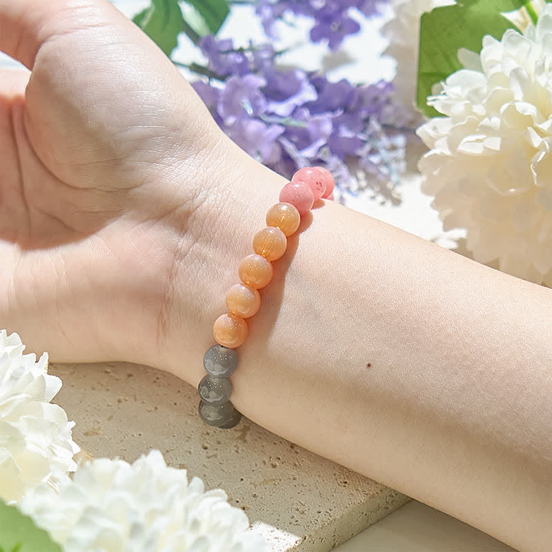 Olivenorma 4 Types of Natural Crystal Beads Bracelet - image 1