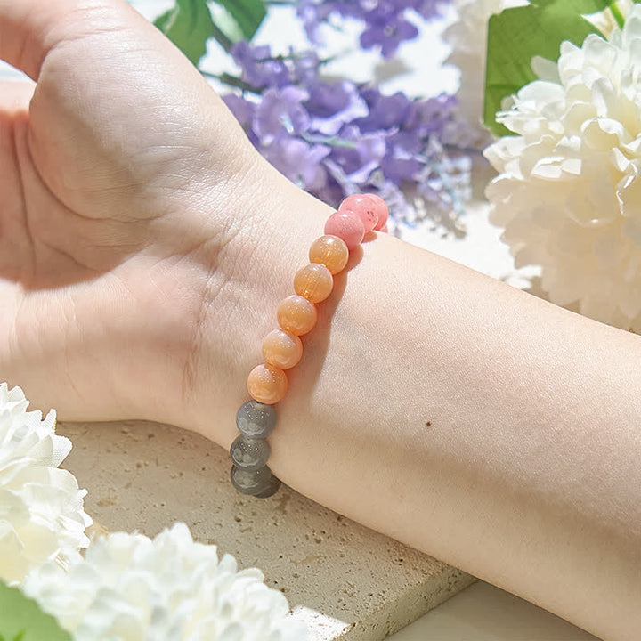 Olivenorma 4 Types of Natural Crystal Beads Bracelet - image 1