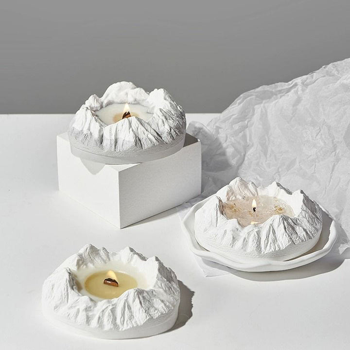 Olivenorma Mountain Shaped Healing Crystal Aromatherapy Candle - image 1