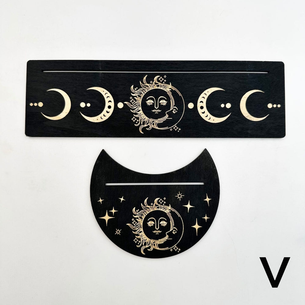 Olivenorma Wooden Moon Phase Tarot Card Stand Holder - image 1