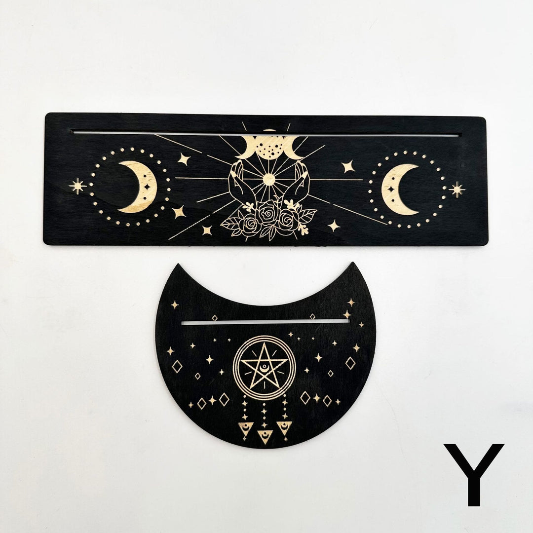 Olivenorma Wooden Moon Phase Tarot Card Stand Holder - image 9